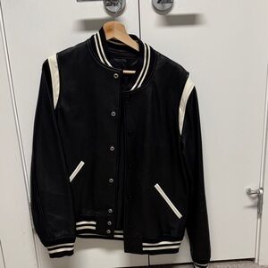 Coach lamb leather Varsity Jacket